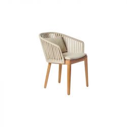 Fauteuil de jardin design TRIBU Mood - Fauteuil repas extérieur tressé