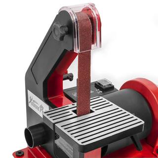 XtremepowerUS 1 in. x 30 in. Belt with 5 in. Disc Sander Corded Bench Top Polish Grinder Table Sanding Station 46000-H1