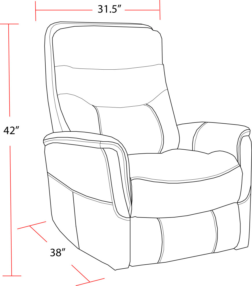 Parker Living Gemini   Power Lift Recliner with Articulating Headrest   Contemporary   Recliner Chairs   by Parker House  Houzz