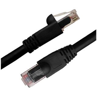 NTW 7 ft. Cat6a Snagless Unshielded (UTP) Network Patch Cable Black 345-U6A-007BK