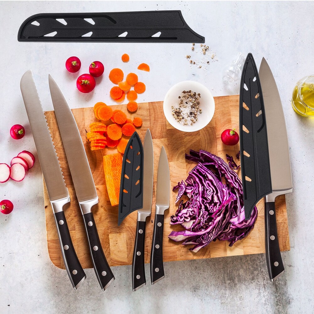 2Pcs Plastic Kitchen Knife Sheath Cover Sleeves for 6\