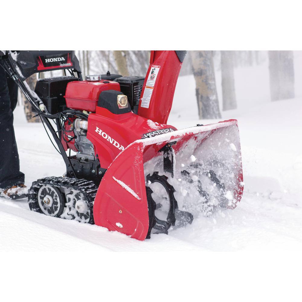 Honda 32 in. Hydrostatic Track Drive Two-Stage Gas Snow Blower with Electric Joystick Chute Control HSS1332ATD