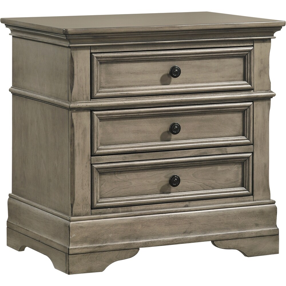 Galahad Wheat 3 piece Bedroom Set with Dresser