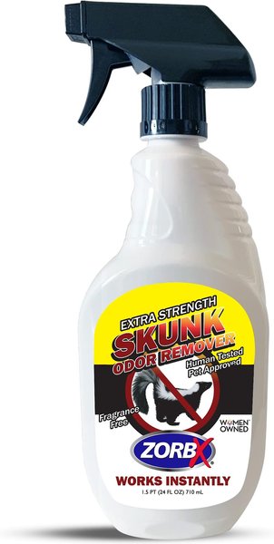 ZORBX Extra Strength Skunk Odor Remover， 24-oz bottle