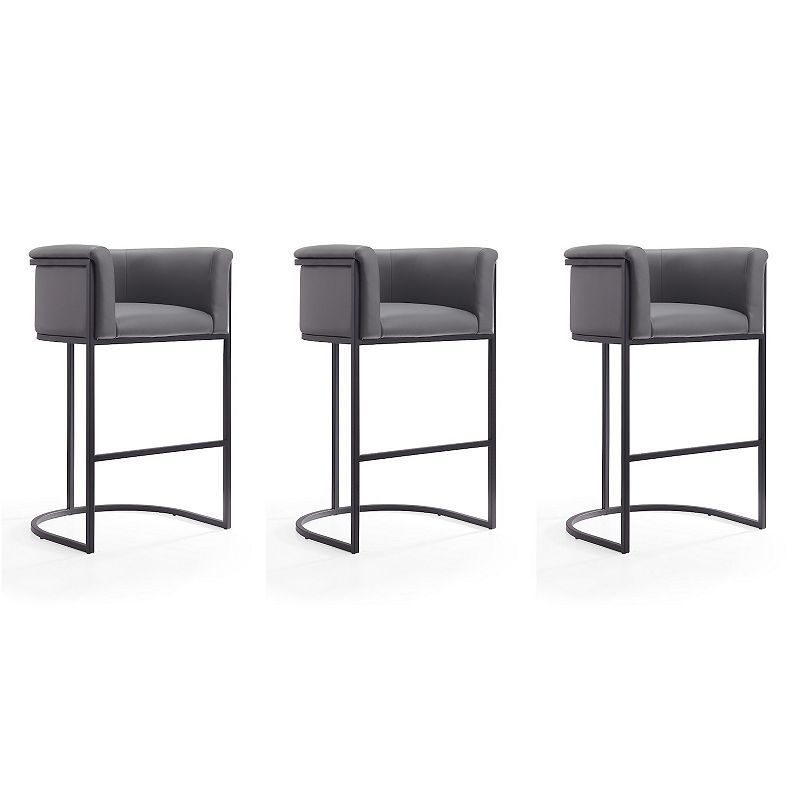 MANHATTAN COMFORT Cosmopolitan Bar Stool 3-piece Set