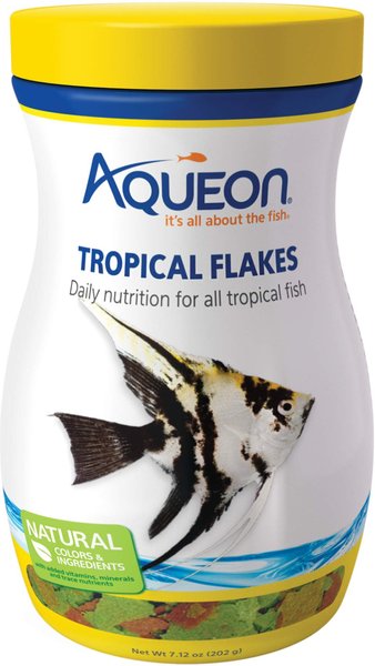 Aqueon Tropical Flakes Freshwater Fish Food