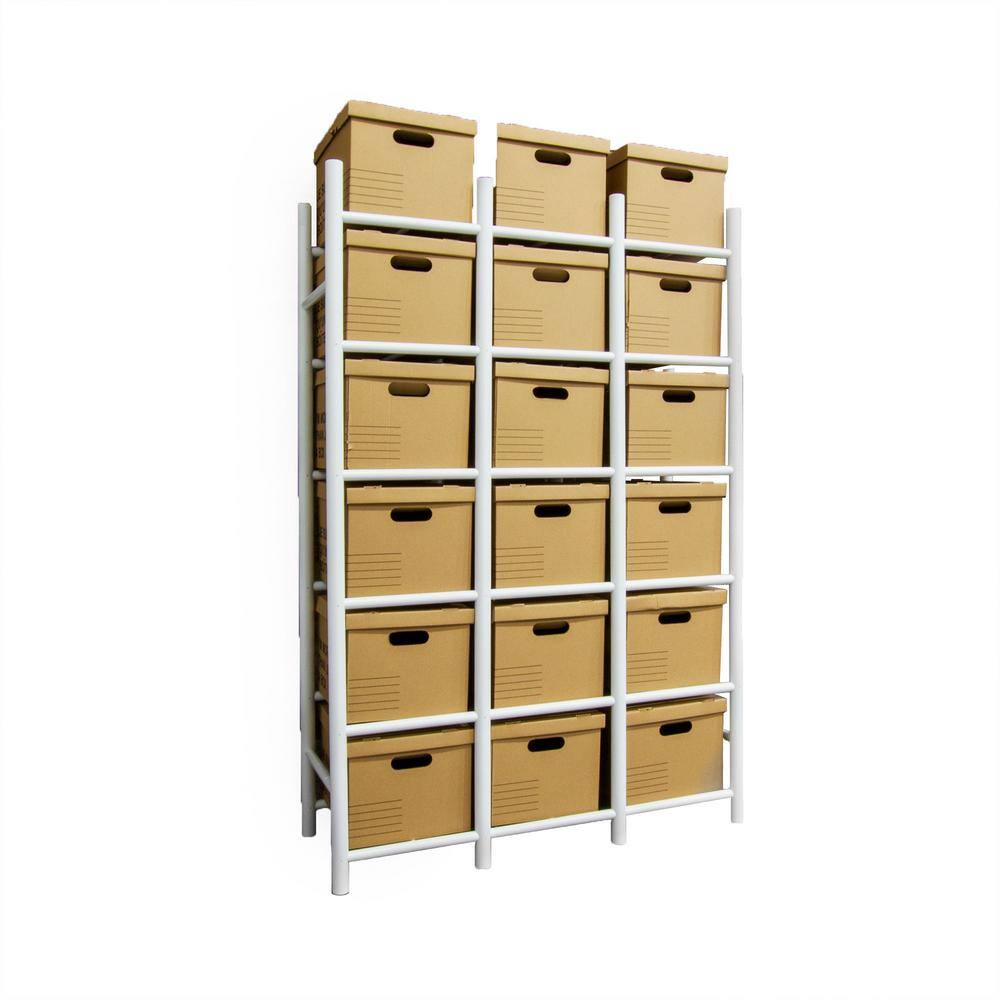 Proslat 15 Gal. Bin Warehouse Rack 18 File Box 65005