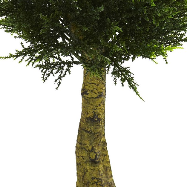 4ft Double Ball Cypress Topiary Uv Resistant Nearly Natural