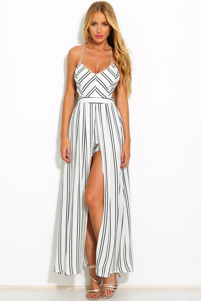 Love Lockdown Maxi Romper White