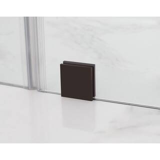 Aston Coraline 56 in. to 60 in. x 60 in. Frameless Sliding Tub Door in New Bronze TDR984EZ-NBR-60-10