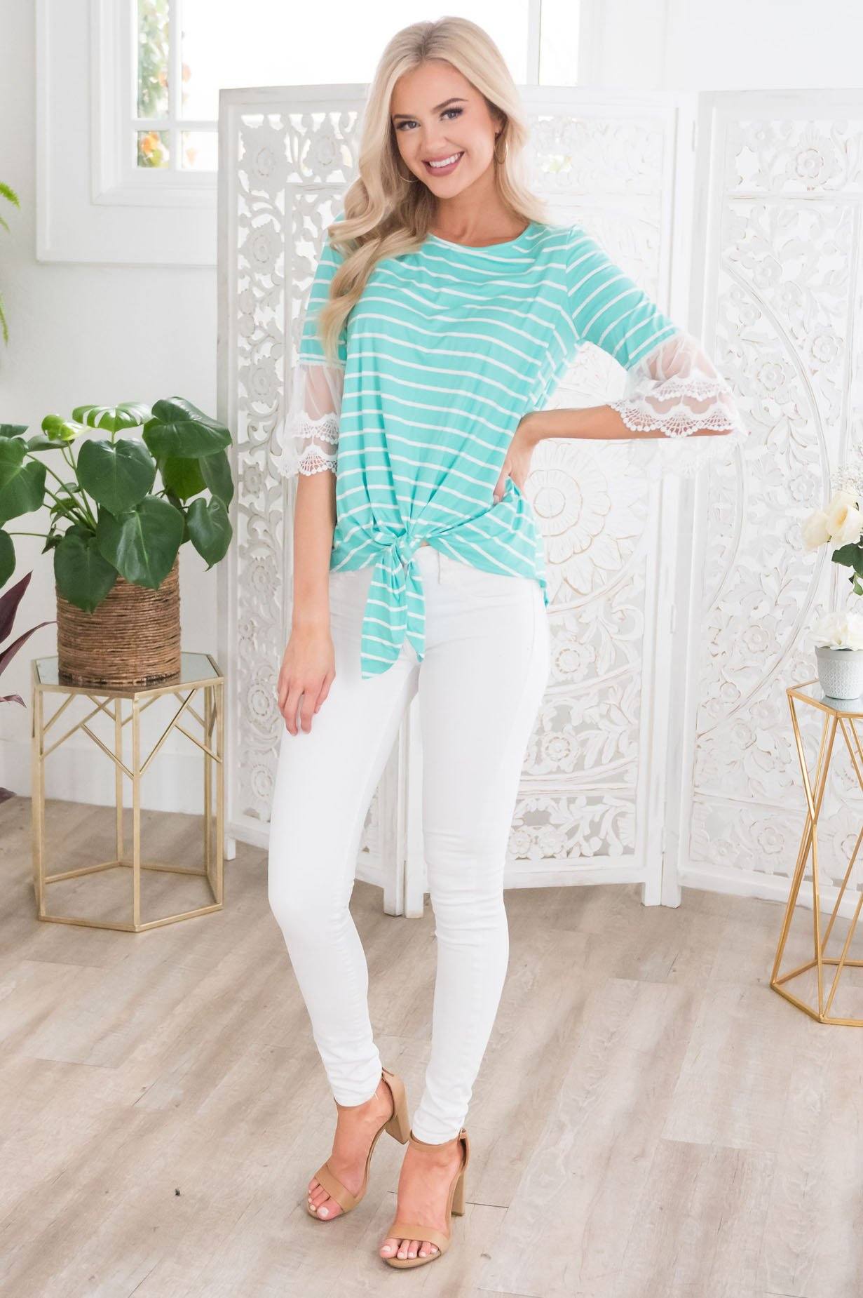 Lovely Day Modest Top