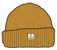 Fireside Cable Knit Beanie - Mustard Yellow