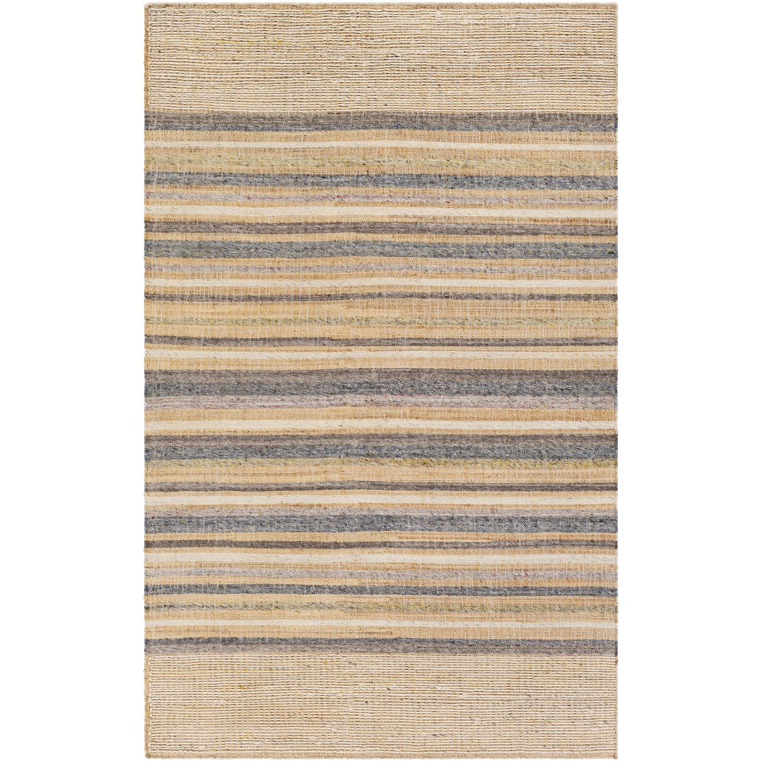 Arielle Hand Woven Rug in Wheat, Beige, Navy, Medium Gray, Mauve, Dark Purple, Lime, Charcoal, Khaki, Olive, Lilac, Camel