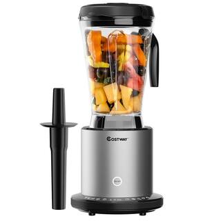 Costway 64 oz. Sliver 10-Speed Countertop Blender EP24952US