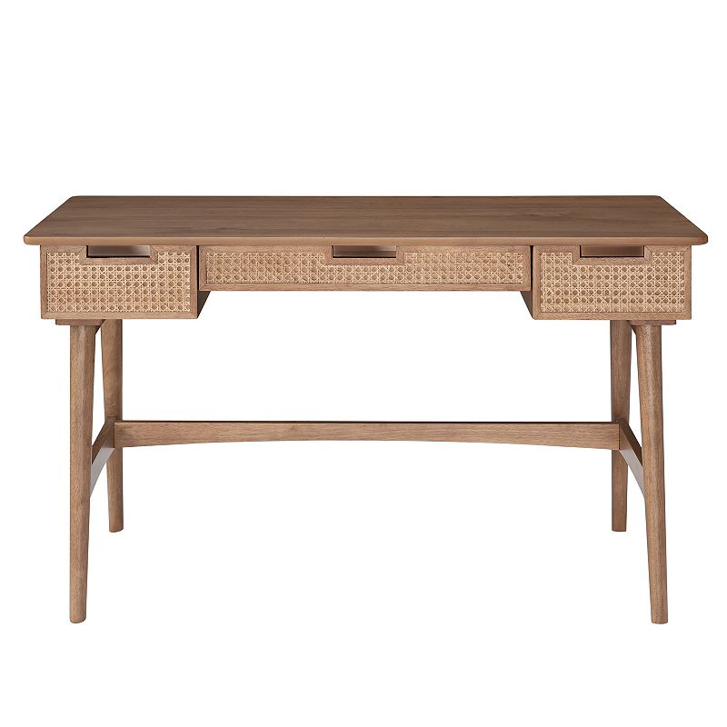 Linon Ryker Rattan Desk