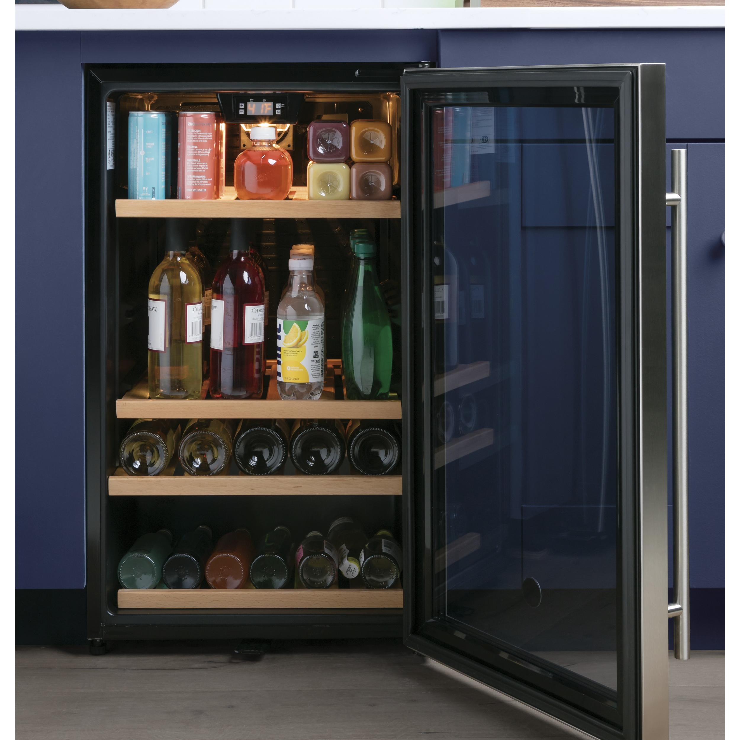 GE 4.1 cu.ft. Freestanding Beverage Center GVS04BQNSS