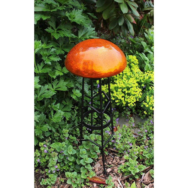 Glass Toadstool Gazing Globe