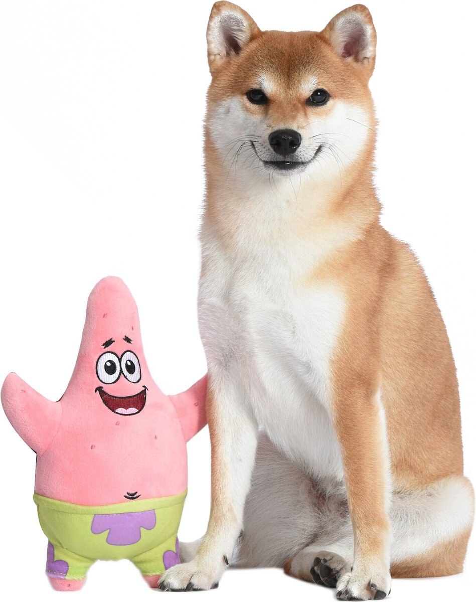 Fetch For Pets SpongeBob Patrick Squeaky Plush Dog Toy