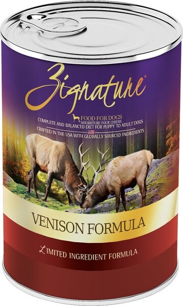 Zignature Venison Limited Ingredient Formula Canned Dog Food