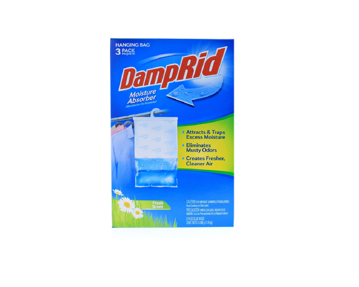 Damp Rid Hanging Moisture Absorber， 14 oz / 3-Pack - FG83K