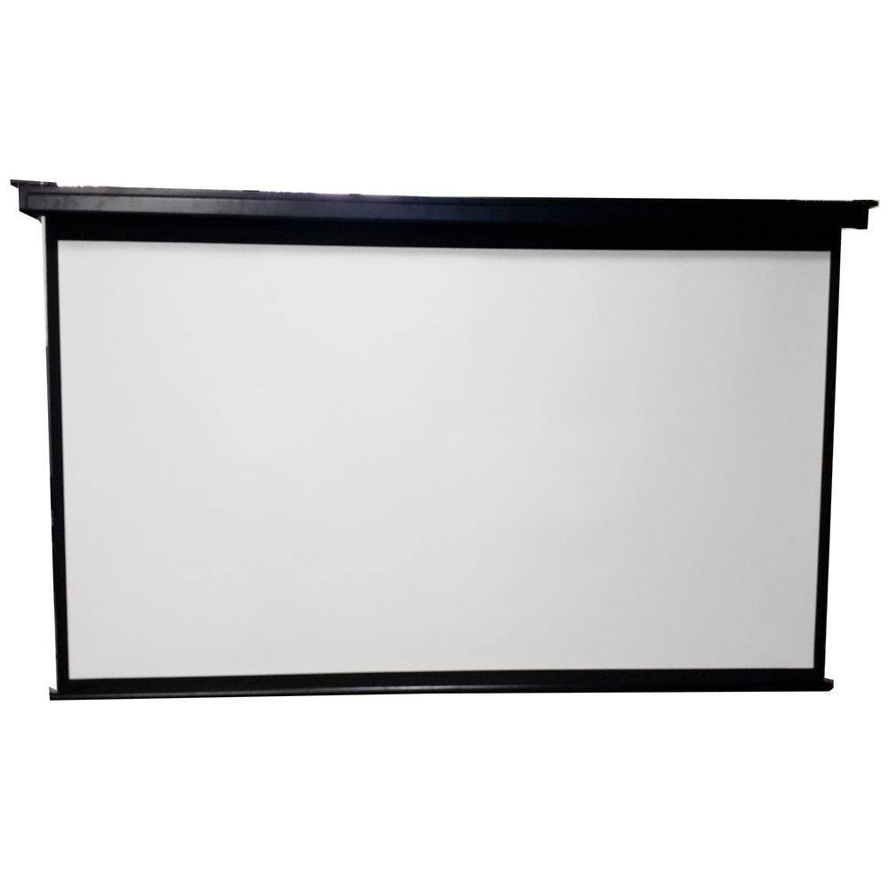 ProHT 84 in. Manual Projection Screen with Black Frame 05363