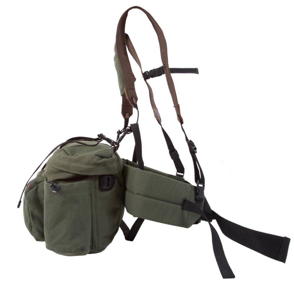 12 Liter Capacity Olive Drab Canvas All Day Lumbar Pack