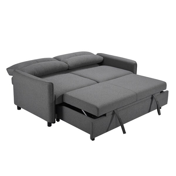 3 in 1 Convertible Sleeper Sofa Bed Loveseat Pullout Bed Reclining