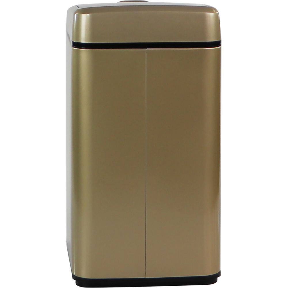 Hanover 3.2 Gal. Gold Metal Household Trash Can with Sensor Lid HTRASH12L-2