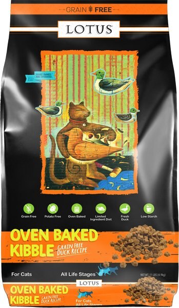 Lotus Oven-Baked Duck Recipe Grain-Free Dry Cat Food