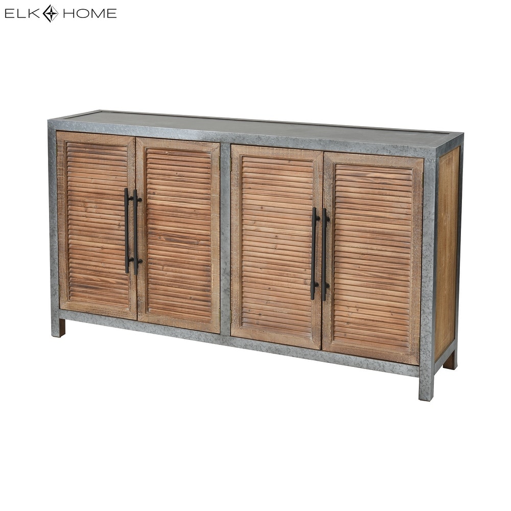 Elk Home Badlands Brown Wood 61.5 Inch Wide Credenza