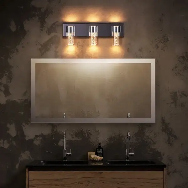 CO-Z Chrome Finished Wall Sconce Vanity Light 14W LED Lights