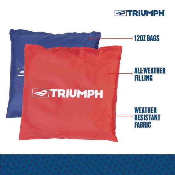 Triumph Sports Patriotic Wood Cornhole Toss Set