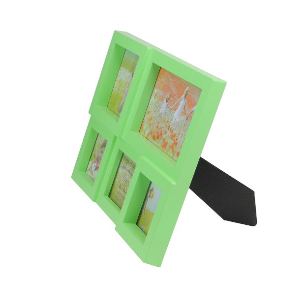 Green Multi sized Puzzled Collage Photo Picture Frame Wall Decoration