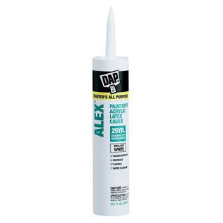 DAP Alex 10.1 oz. White Painter's Acrylic Latex Caulk (1296 UnitsPallet) 7079818618