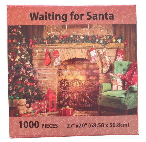 JPW JPW 80802WAIT C Waiting On Santa 1000 Piece Ji...