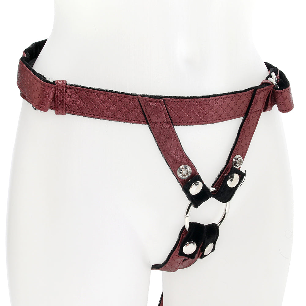 Her Royal Harness The Regal Duchess in Red