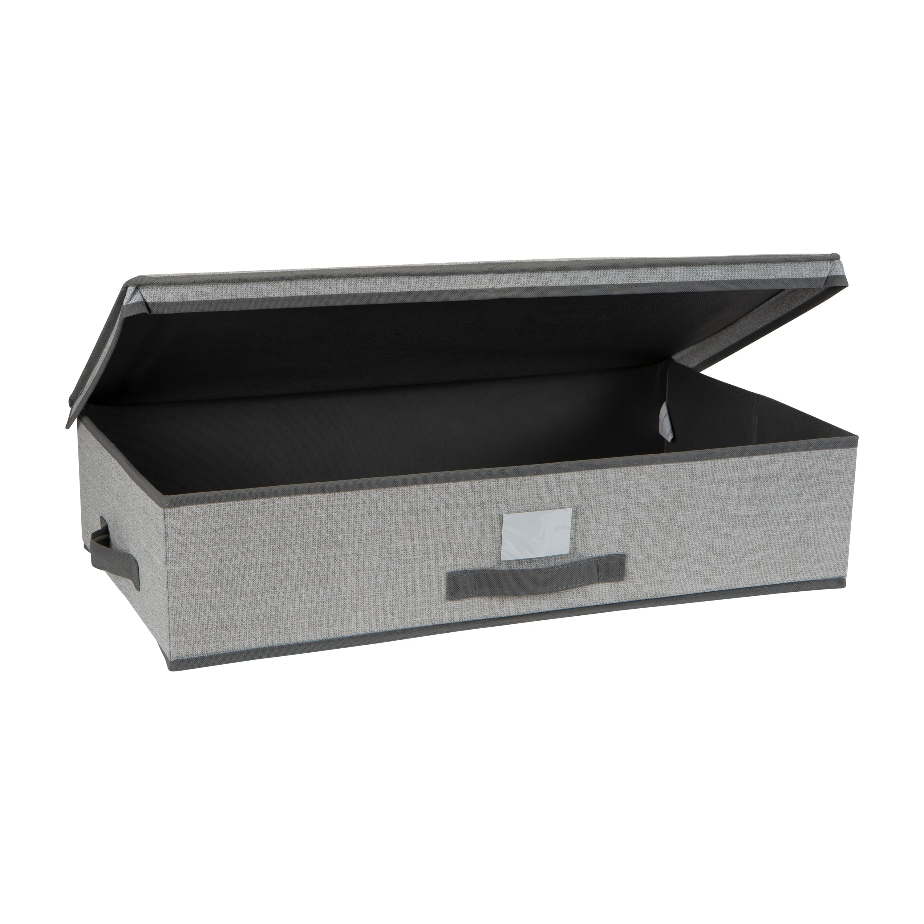 Simplify Under the Bed Storage Box Closet Organizer in Heather Grey