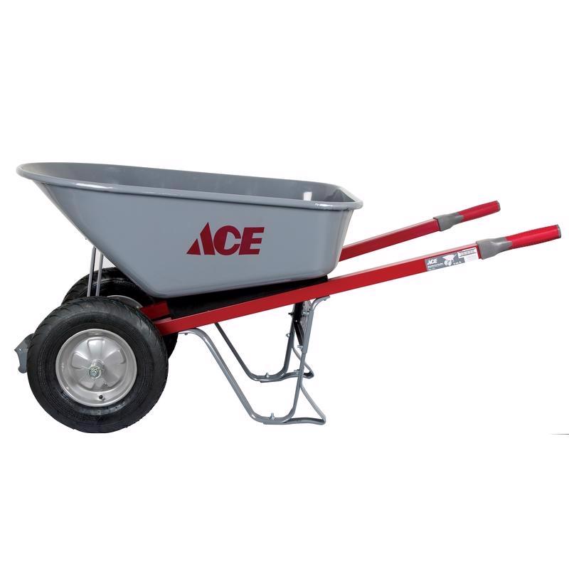 WHEELBARROW 6CF STL 2WHL