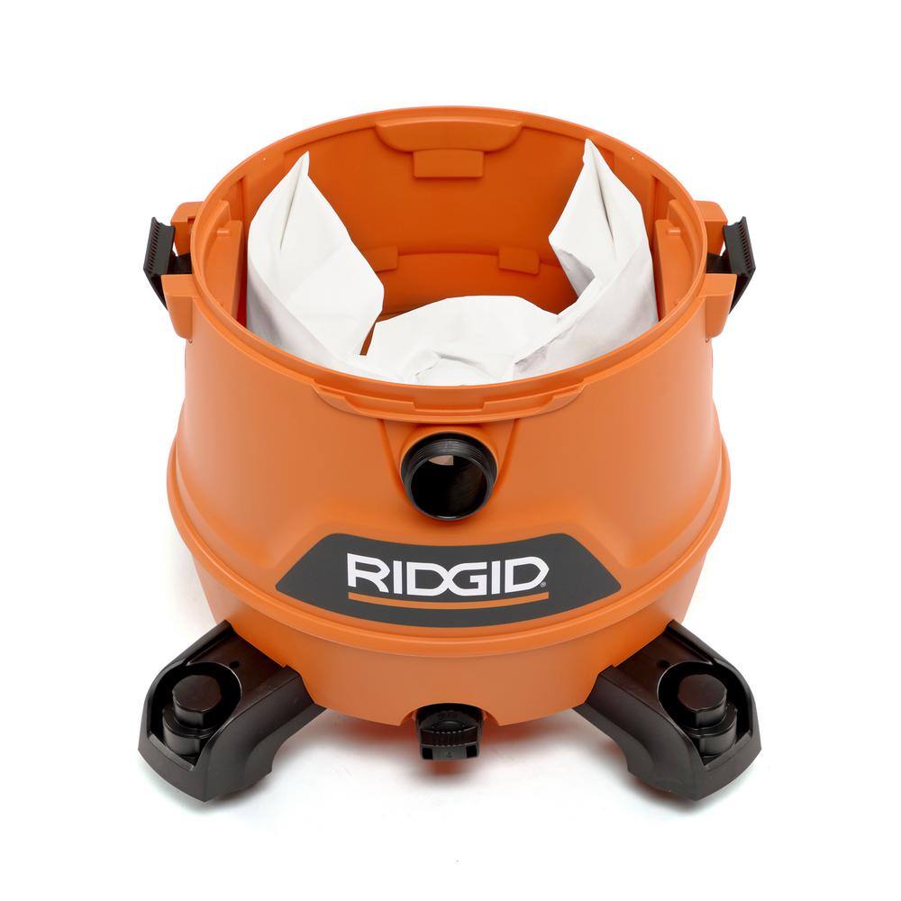 RIDGID 14 Gallon 6.0 Peak HP NXT WetDry Shop Vacuum with Fine Dust Filter Locking Hose and Accessories HD1400