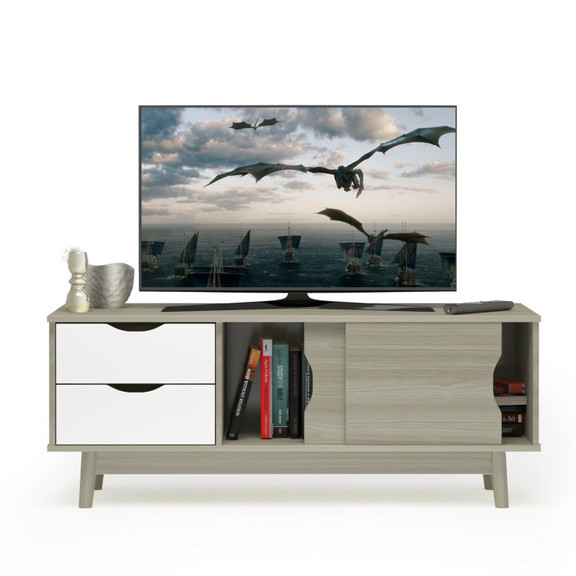 Costway 98127063 TV Stand for TV up to 60 Media C...