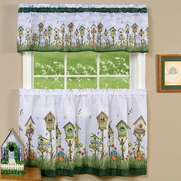 Goodgram Home Sweet Home Complete 3 Pc Kitchen Curtain Set