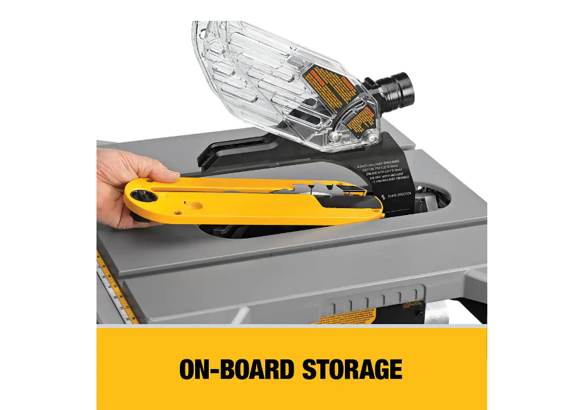 DEWALT DWE7485 15 Amp Corded 8-1/4 in. Compact Portable Jobsite Tablesaw (Stand Not Included)