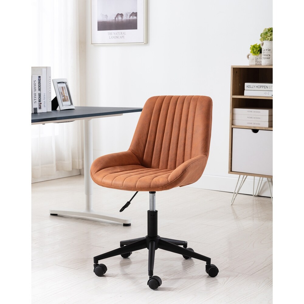 Porthos Home Cabe Swivel Office Computer Chair  Microfiber Upholstery