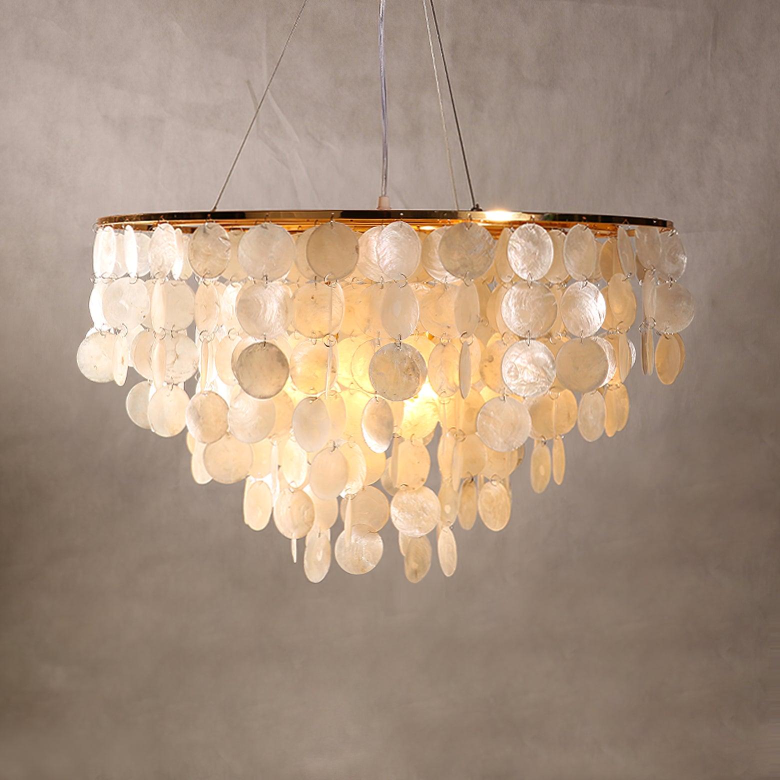 Shell Wind Chime Chandelier