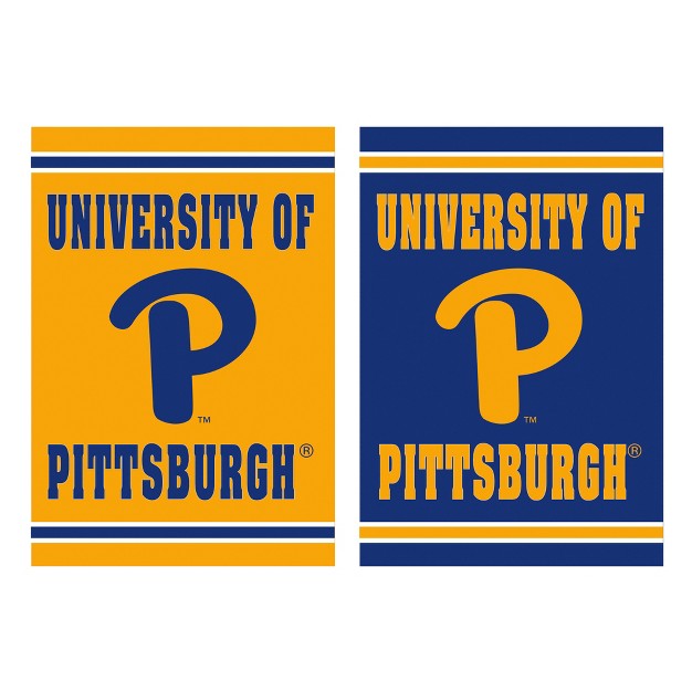 Embossed Suede Flag Gdn Size University Of Pittsburgh