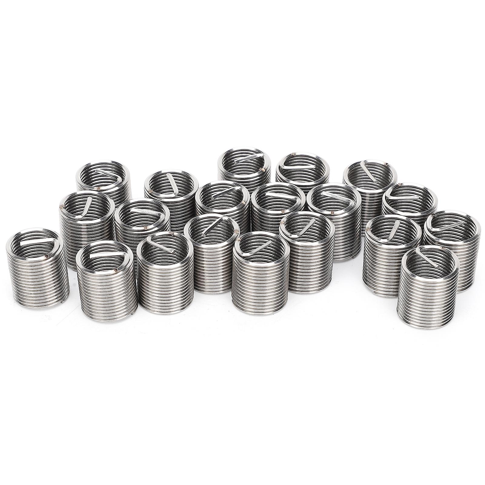 20pcs Thread Repair Reducer Nut Thread Conversion Sleeve Bushing Screw Fastening M12 X 1.252d