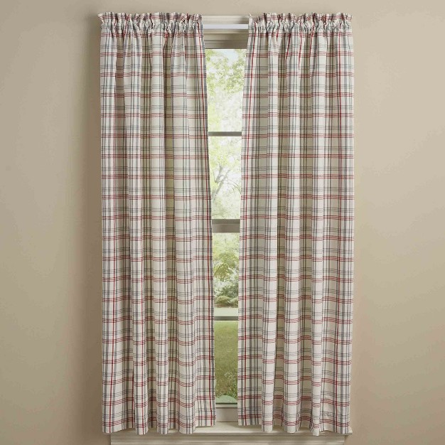 Park Designs Farm Yard Plaid Panels 72 x27 x27 X 63 x27 x27