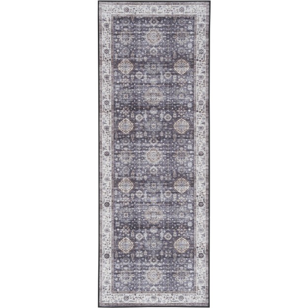 Nourison Fulton Floral Vintage Non slip Flatweave Indoor Rug