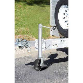 Torin 1000 lbs. Side-Wind Bolt-On Trailer Jack with Wheel ATR39001R