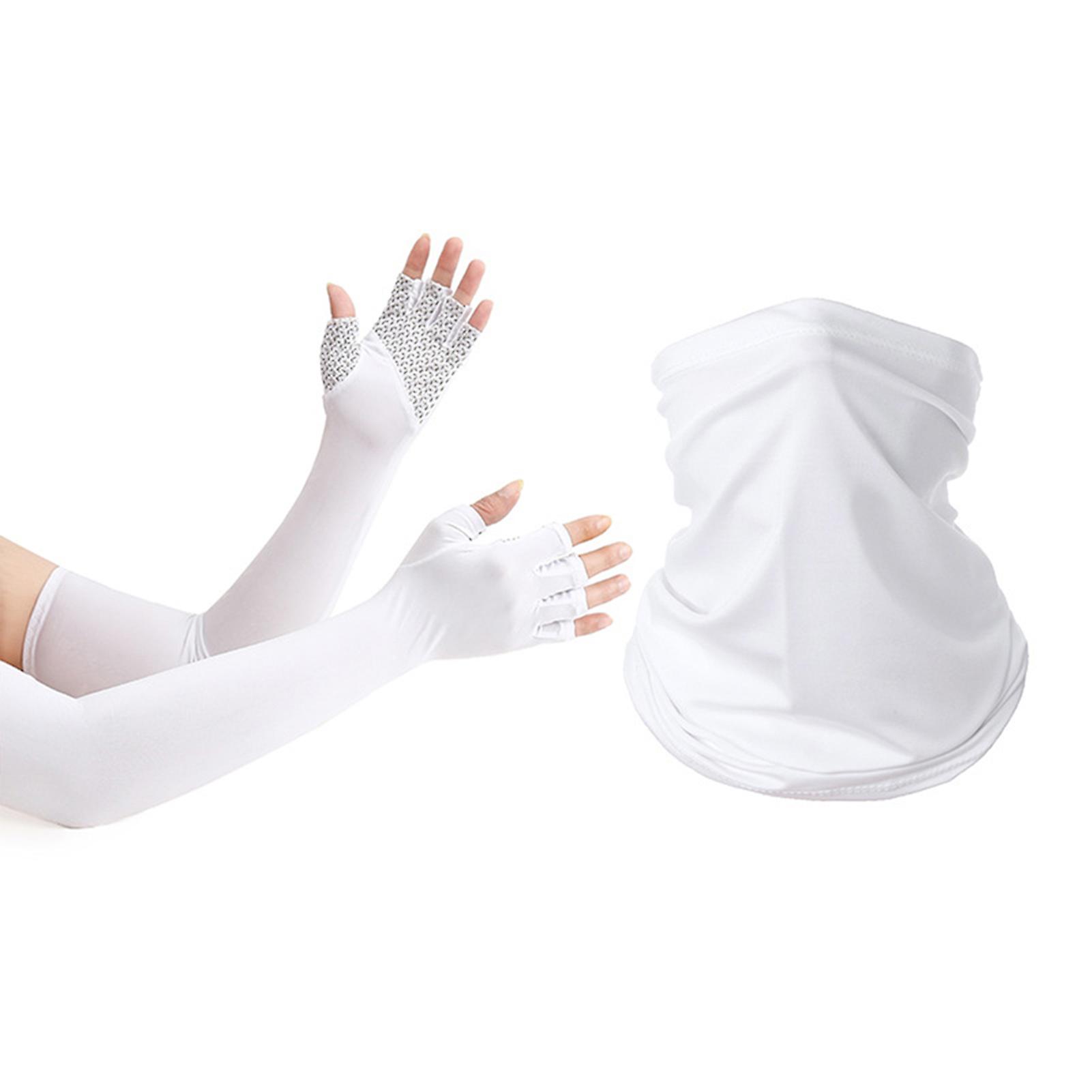 1pcs Face Cover，1pcs Pair Of Arm Sleeve